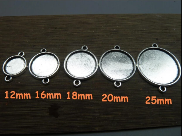 Inner size 12,16,18,20,25mm Double hanging single side Alloy Antique Silver Cameo Base settings Pendant DIY Jewelry Accessory
Inner size 12,16,18,20,25mm Double hanging single side Alloy Antique Silver Cameo Base settings Pendant DIY Jewelry Accessory