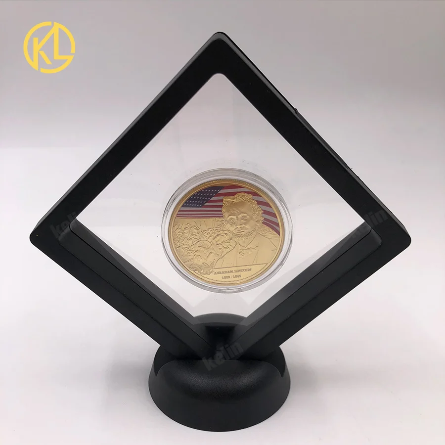 High quality 16th President Of US Abraham Lin coln gold Plated Bitcoin Coin Design Custom Challenge Coin with stand
High quality 16th President Of US Abraham Lin coln gold Plated Bitcoin Coin Design Custom Challenge Coin with stand