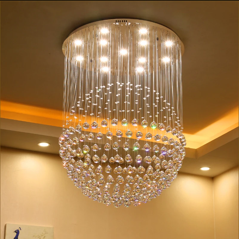 LED crystal chandelier lamp room bedroom lamp chandelier hanging round creative restaurant modern minimalist personality lamps
LED crystal chandelier lamp room bedroom lamp chandelier hanging round creative restaurant modern minimalist personality lamps