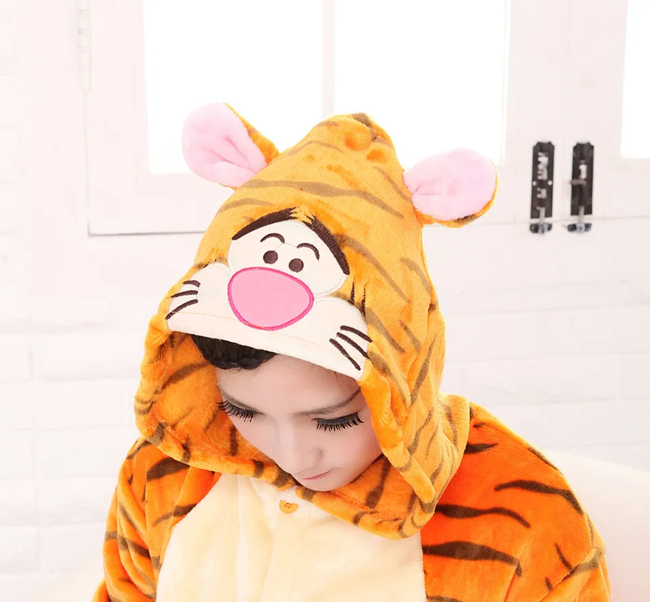 Women and Men Pyjamas Tiger Onesies Adults Tigger Flannel Pajamas Animal Costumes Adult Cute Cartoon Animal Sleepwear Cosplay
Women and Men Pyjamas Tiger Onesies Adults Tigger Flannel Pajamas Animal Costumes Adult Cute Cartoon Animal Sleepwear Cosplay