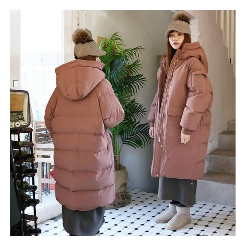2019 New European Women's Down Jacket Female Thick Big Fur Collar Hoodie White Down Coat Parka Winter Jacket Women High Quality
2019 New European Women's Down Jacket Female Thick Big Fur Collar Hoodie White Down Coat Parka Winter Jacket Women High Quality