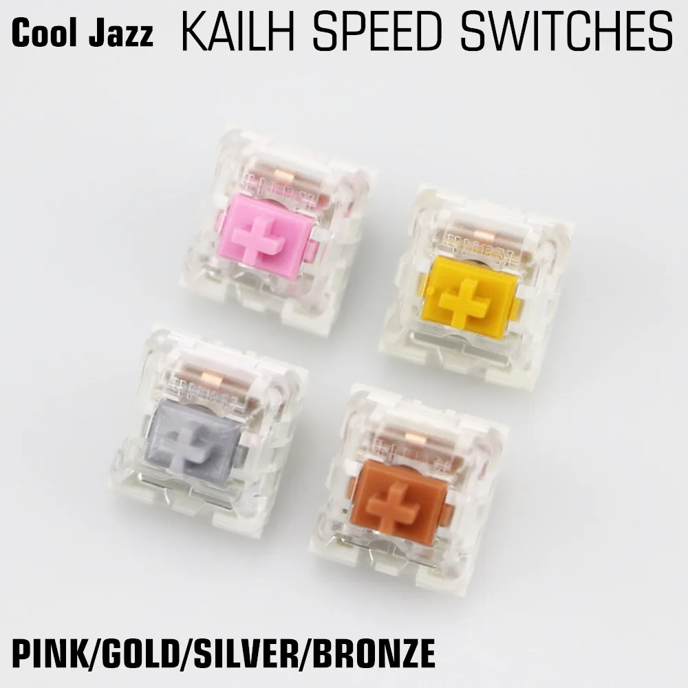 Переключатель скорости Cool Jazz kailh RGB SMD Золотая серебряная медная бронзовая