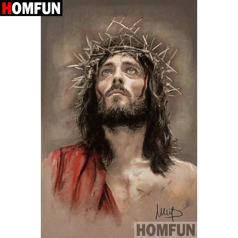 HOMFUN 3D Diamond Painting "Religious Jesus" DIY Full Rhinestones Drill Cross-stitch Kits Square Round Diamond Embroidery A09433
HOMFUN 3D Diamond Painting "Religious Jesus" DIY Full Rhinestones Drill Cross-stitch Kits Square Round Diamond Embroidery A09433