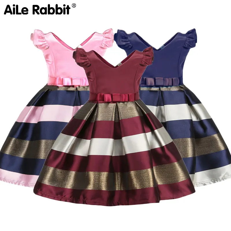 AiLe Rabbit/платья для девочек в европейском стиле; летнее платье для девочек; детская одежда в полоску для девочек; платье принцессы для выпускн...
AiLe Rabbit/платья для девочек в европейском стиле; летнее платье для девочек; детская одежда в полоску для девочек; платье принцессы для выпускн...