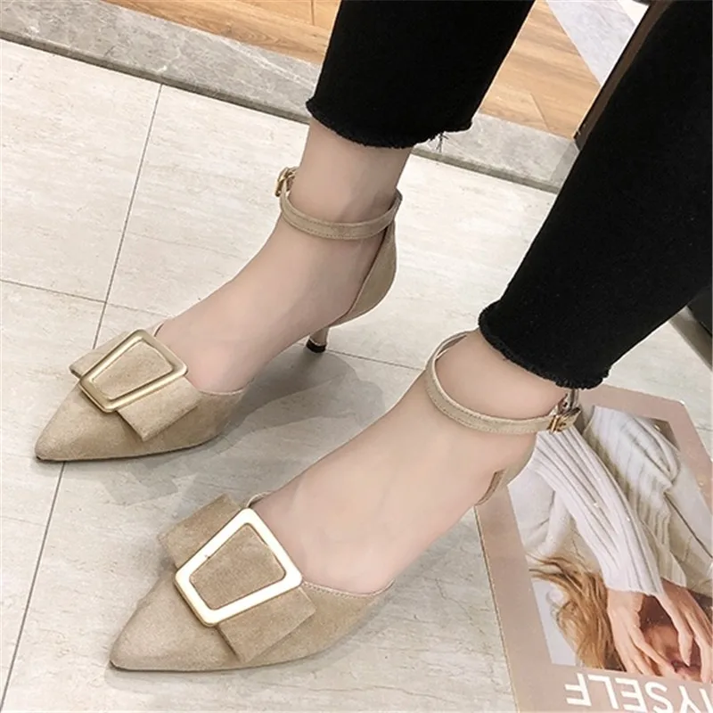 2019 New Women's Spring Flock Shoes mouth pointed banquet High Heels Fashion Shallow Thin Heel Sexy Ladies Single Shoes
2019 New Women's Spring Flock Shoes mouth pointed banquet High Heels Fashion Shallow Thin Heel Sexy Ladies Single Shoes