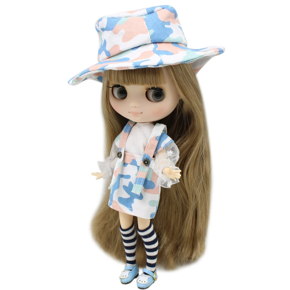 Наряды для куклы ICY DBS Blyth Middie камуфляжные подтяжки юбка с белой рубашкой и шляпой носки костюм для 1/8 BJD
Наряды для куклы ICY DBS Blyth Middie камуфляжные подтяжки юбка с белой рубашкой и шляпой носки костюм для 1/8 BJD