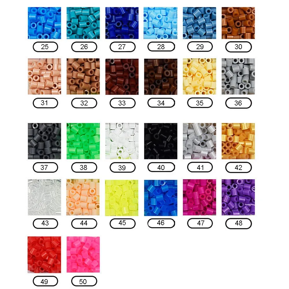 1000pcs 5mm/2.6mm EVA Hama Perler Beads Toy Kids Fun Craft DIY Handmaking Fuse Bead Multicolor Intelligence Educational Toys P20
1000pcs 5mm/2.6mm EVA Hama Perler Beads Toy Kids Fun Craft DIY Handmaking Fuse Bead Multicolor Intelligence Educational Toys P20
