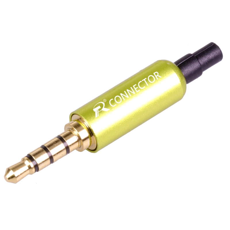 50pcs Jack 3.5mm Connector 4Poles 3.5mm Copper Plug + Aluminum Shell + Protecting Tail For Audio Earphone DIY Repairing
50pcs Jack 3.5mm Connector 4Poles 3.5mm Copper Plug + Aluminum Shell + Protecting Tail For Audio Earphone DIY Repairing