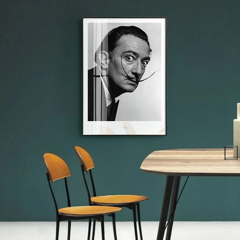 Salvador Dali Wall Art Posters and Prints Spanish artist Black White Photo Canvas Painting Wall Picture for Living Room Decor
Salvador Dali Wall Art Posters and Prints Spanish artist Black White Photo Canvas Painting Wall Picture for Living Room Decor