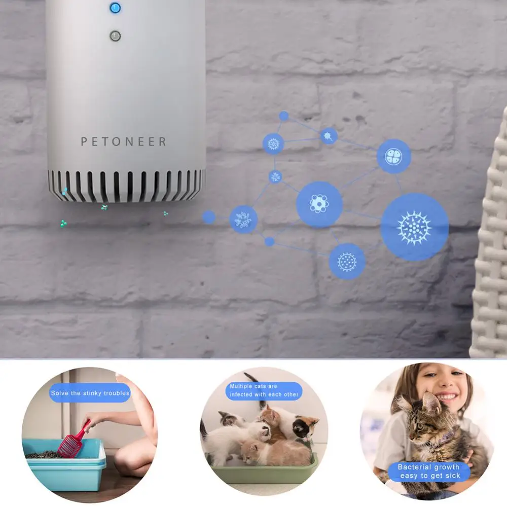 Youpin Paini Smart Odor Eliminator AOE010 Ozone Infrared Sensing Sterilization USB Rechargeable For Pet Air Clean Purifier
Youpin Paini Smart Odor Eliminator AOE010 Ozone Infrared Sensing Sterilization USB Rechargeable For Pet Air Clean Purifier