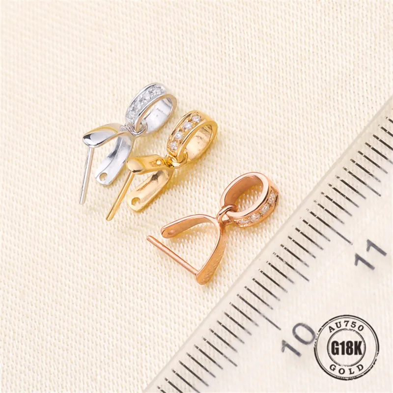 Hot Sell Solid 18k Yellow Gold Pendant Clip Clasp Pinch Clip Bail Pendant Connectors Bail Beads Jewelry Findings DIY Jewelry Acc
Hot Sell Solid 18k Yellow Gold Pendant Clip Clasp Pinch Clip Bail Pendant Connectors Bail Beads Jewelry Findings DIY Jewelry Acc