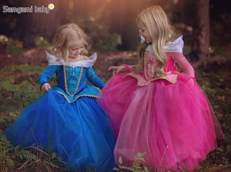 SAMGAMI BABY 2018 Girls European and American Spring and Autumn Love Luo Princess Sleeping Beauty Costume Dress Children Dresses
SAMGAMI BABY 2018 Girls European and American Spring and Autumn Love Luo Princess Sleeping Beauty Costume Dress Children Dresses