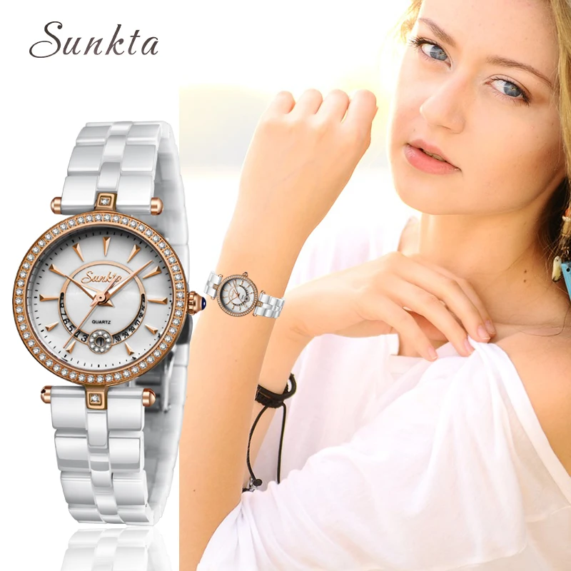 Женские кварцевые часы Reloj De Dama SUNKTA, керамические часы, женские роскошные Брендовые женские бутиковые часы с браслетом, лучший подарок для д...
Женские кварцевые часы Reloj De Dama SUNKTA, керамические часы, женские роскошные Брендовые женские бутиковые часы с браслетом, лучший подарок для д...
