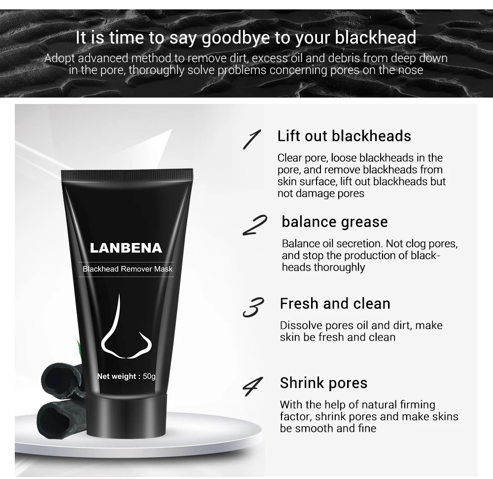 10pcs LANBENA Blackhead Remover Nose Black Mask Face Care Mud Acne Treatment Peel Off Mask Pore Strip Skin Care Peel Mask
10pcs LANBENA Blackhead Remover Nose Black Mask Face Care Mud Acne Treatment Peel Off Mask Pore Strip Skin Care Peel Mask