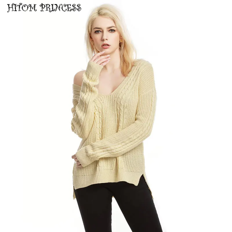 HITOM PRINCESS Winter Sweaters Women Pullover Knitwear Top Hollow Off Shoulder Knitted Sweater Female Streetwear Soft Pull Femme
HITOM PRINCESS Winter Sweaters Women Pullover Knitwear Top Hollow Off Shoulder Knitted Sweater Female Streetwear Soft Pull Femme