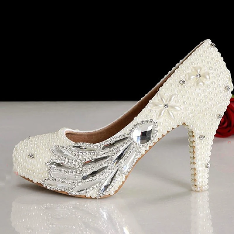 New Style handmade 4 inches heels Wedding Dress Shoes Ladies Ivory bridesmaid shoes Celebration Party Prom Pumps
New Style handmade 4 inches heels Wedding Dress Shoes Ladies Ivory bridesmaid shoes Celebration Party Prom Pumps