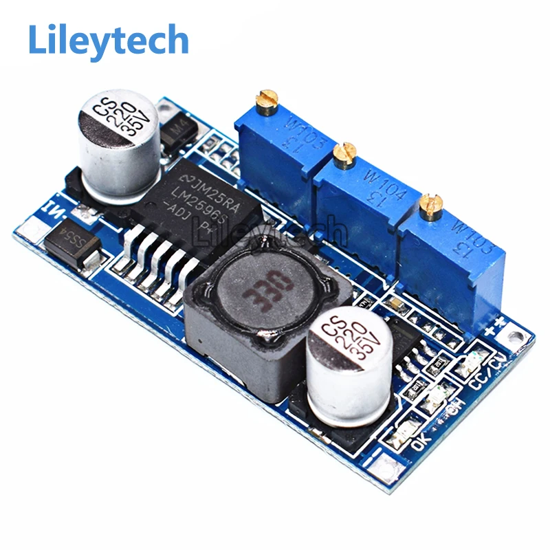 LM2596 DC-DC Step Down CCCV Power Supply Module LED Driver Battery Charger Adjustable LM2596S Constant Current Voltage | Электроника