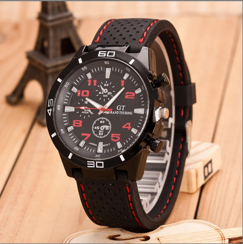 Men Business Watch Luxury Brand Outdoor Sports watches Silicone Strap Military Quartz Wrist Watches Clock Relogio Masculino | Наручные