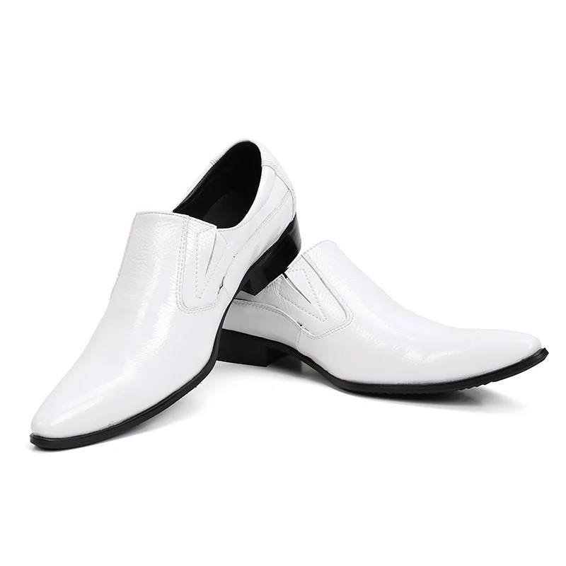 Pointy head saves the color patent leather party and wedding leather hand-made men's leather shoes
Pointy head saves the color patent leather party and wedding leather hand-made men's leather shoes
