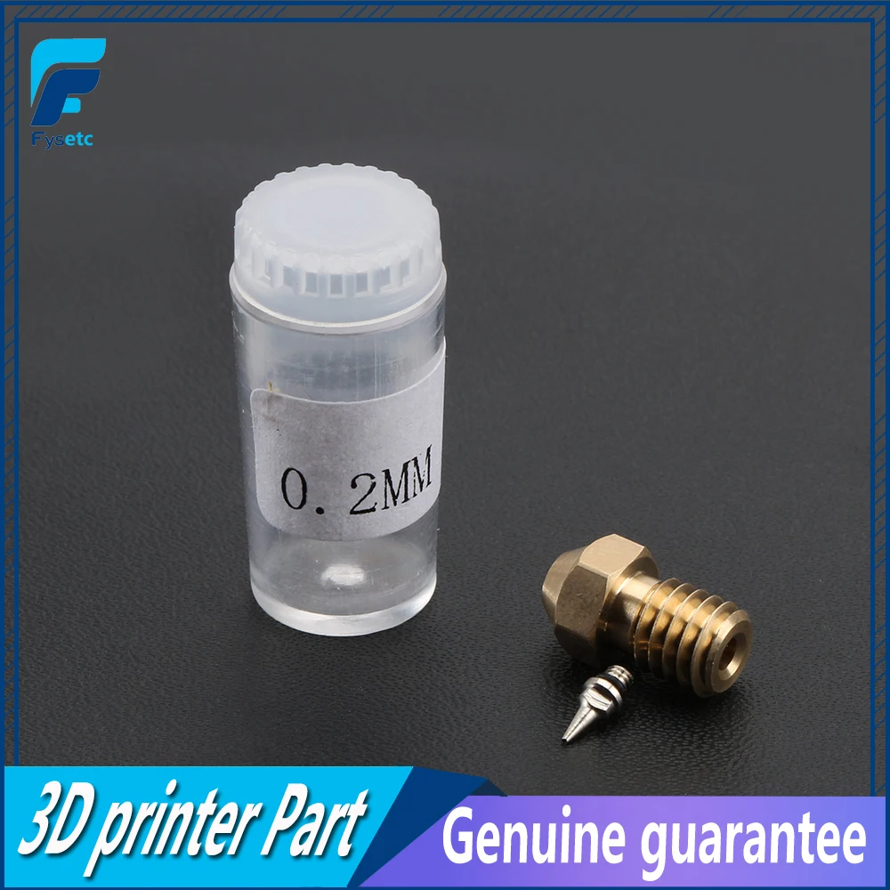 3D Printer Parts 0.2mm Nozzle Airbrush Nozzle Adapter Set Airbrush Nozzle Adapter With Nozzles For V6 Hotend 1.75mm Filament
3D Printer Parts 0.2mm Nozzle Airbrush Nozzle Adapter Set Airbrush Nozzle Adapter With Nozzles For V6 Hotend 1.75mm Filament