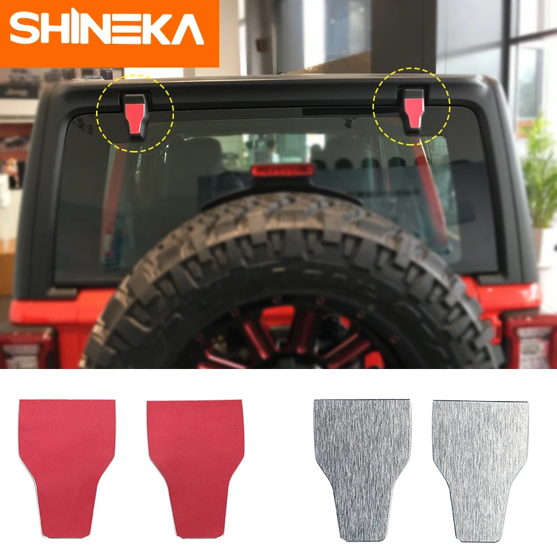 SHINEKA Car Stickers for Jeep Wrangler jl Accessories Exterior Rear Windshield Hinge Cover Decoration Stickers for Wrangler 2018
SHINEKA Car Stickers for Jeep Wrangler jl Accessories Exterior Rear Windshield Hinge Cover Decoration Stickers for Wrangler 2018