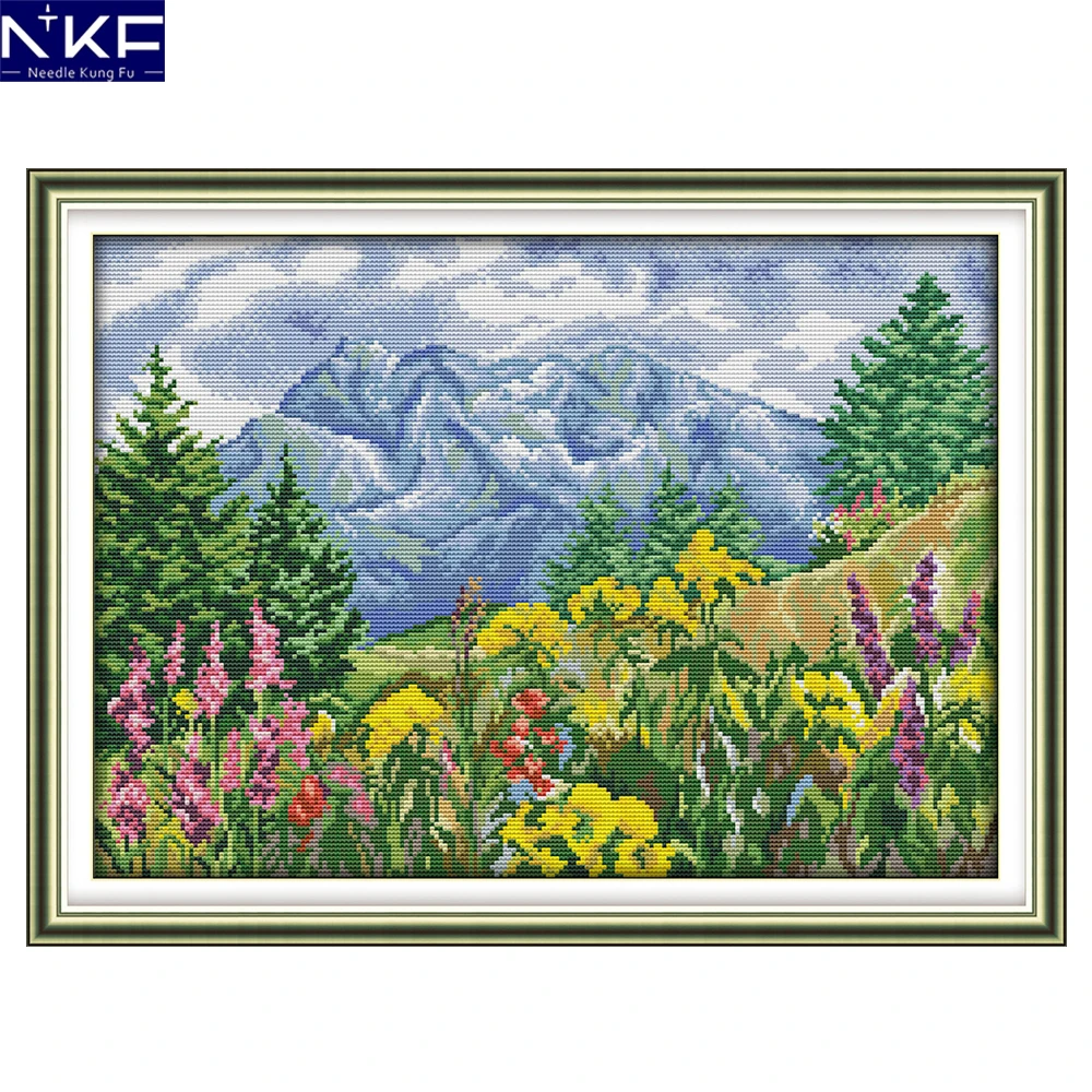 NKF Distant Mountain Cross Stitch 14CT11CT DIY Needlework Counted Cross Stitch Kit for Embroidery Cross Crafts Cross Stitch
NKF Distant Mountain Cross Stitch 14CT11CT DIY Needlework Counted Cross Stitch Kit for Embroidery Cross Crafts Cross Stitch