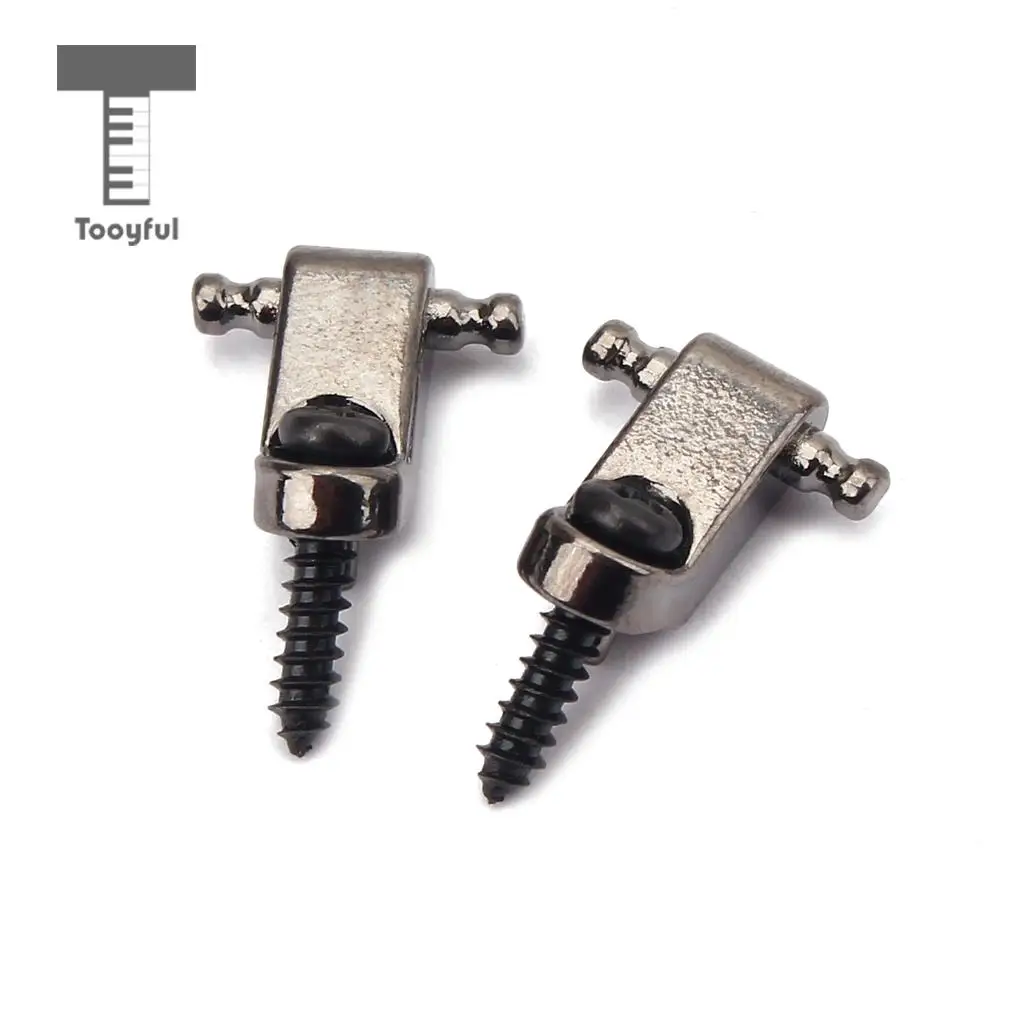 Tooyful Set of 2 Guitar Copper Roller String Tree Retainer with Screws for Electric Guitars - Random Color
Tooyful Set of 2 Guitar Copper Roller String Tree Retainer with Screws for Electric Guitars - Random Color