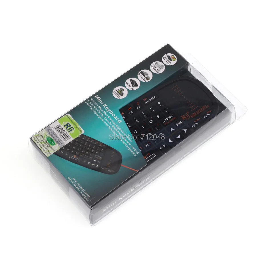 Original Rii i10BT Mini Bluetooth Wireless Keyboard with TouchPad Mouse for Android TV Box/Mini PC/Laptop/Tablets
Original Rii i10BT Mini Bluetooth Wireless Keyboard with TouchPad Mouse for Android TV Box/Mini PC/Laptop/Tablets