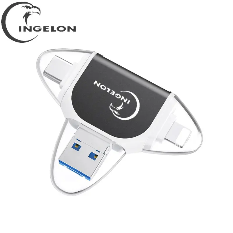 3 в 1 флэш накопитель USB Micro SD и TF смарт кардридер адаптер для iPhone 5 6 7 8 iPad Macbook Air Android