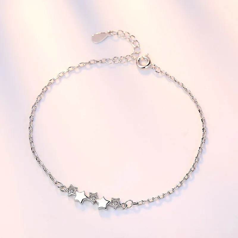 MEYRROYU 925 Sterling Silver Fashion Jewelry Bracelet Zircon Crystal Star Bracelet The for Ladies' Birthday Party In Best Gift
MEYRROYU 925 Sterling Silver Fashion Jewelry Bracelet Zircon Crystal Star Bracelet The for Ladies' Birthday Party In Best Gift