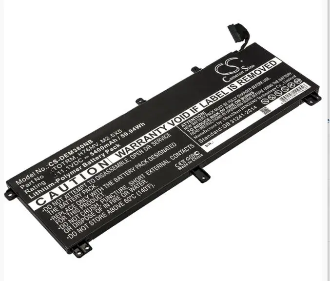 Аккумулятор Cameron Sino 5400 мАч для ноутбука DELL Precision M3800 XPS 15 9530 07D1WJ 0H76MY 245RR 7D1WJ
Аккумулятор Cameron Sino 5400 мАч для ноутбука DELL Precision M3800 XPS 15 9530 07D1WJ 0H76MY 245RR 7D1WJ