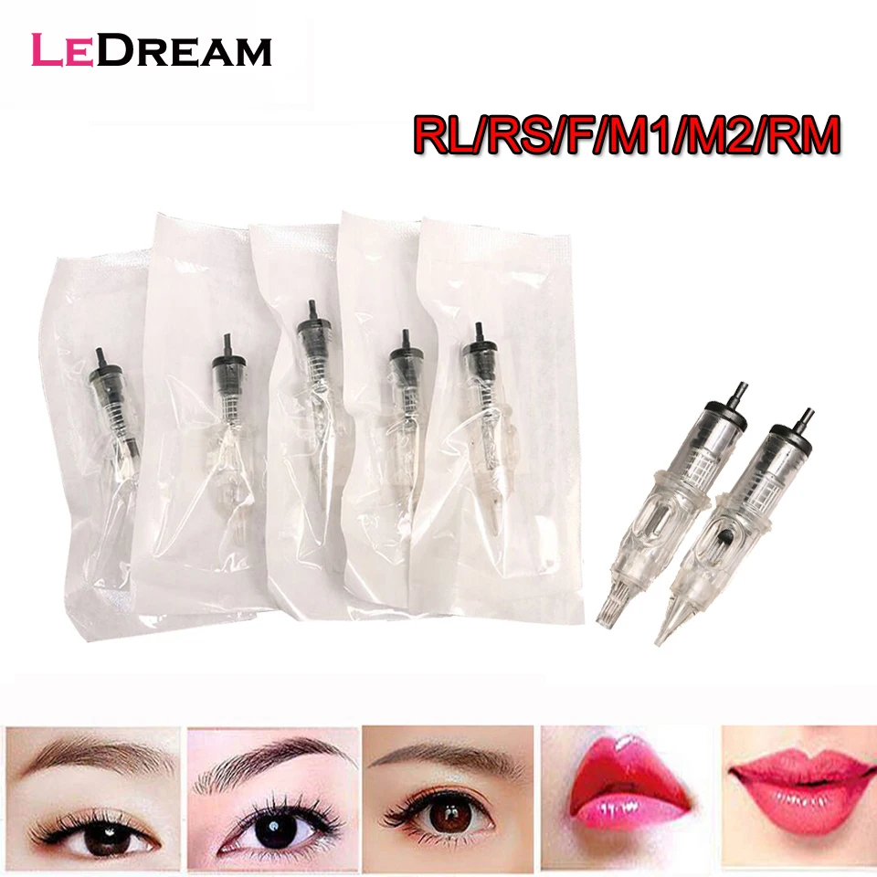 60pcs/lot Disposable Sterilized Permanent Lip Eyebrow Makeup Bayonet Tattoo Big Motor Needles Cartridge RL/RS/F/M1/M2/RM
60pcs/lot Disposable Sterilized Permanent Lip Eyebrow Makeup Bayonet Tattoo Big Motor Needles Cartridge RL/RS/F/M1/M2/RM