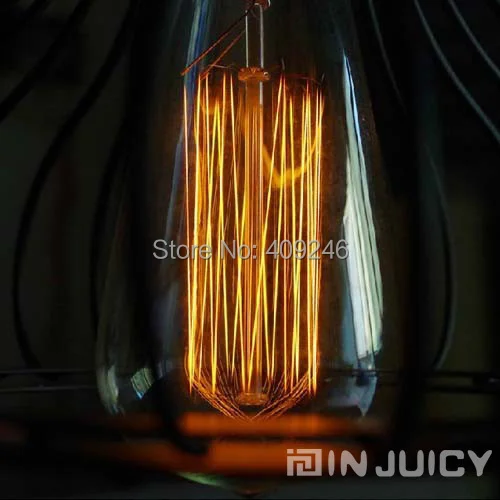 AC220V 240V 6PCS/LOT Marconi Bulb Lamp Vintage Edison Bulb Reproduction 40W 60W Clear Glass Fireworks E27 ST64 Bulb Cafe Bar
AC220V 240V 6PCS/LOT Marconi Bulb Lamp Vintage Edison Bulb Reproduction 40W 60W Clear Glass Fireworks E27 ST64 Bulb Cafe Bar