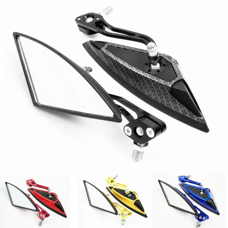 E support New cool colors ABS/aluminum triangle motorcycle rearview mirror universal motorcycle accessories
E support New cool colors ABS/aluminum triangle motorcycle rearview mirror universal motorcycle accessories