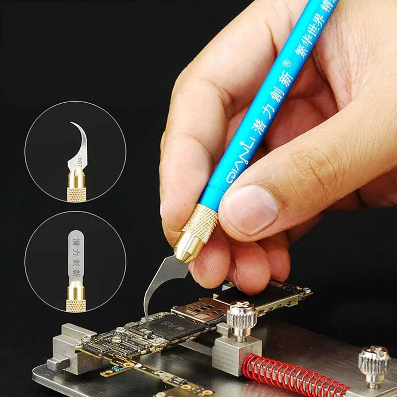 Repaired knife CPU A7 A8 A9 A10 motherboard Burin To Remove Phone Processors knifes For iPhone IC Chip Repair Thin Blade Tool
Repaired knife CPU A7 A8 A9 A10 motherboard Burin To Remove Phone Processors knifes For iPhone IC Chip Repair Thin Blade Tool