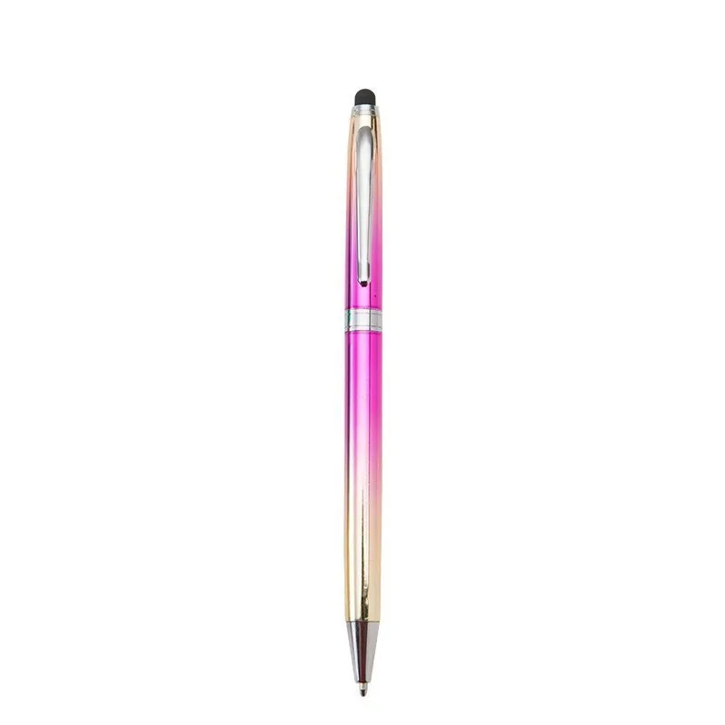 1PCS Creative New Touch Rainbow Gradient Metal Ball Pen Stationery Ballpoint Pen Automatic Refillable Ballpen Bullet 7mm
1PCS Creative New Touch Rainbow Gradient Metal Ball Pen Stationery Ballpoint Pen Automatic Refillable Ballpen Bullet 7mm