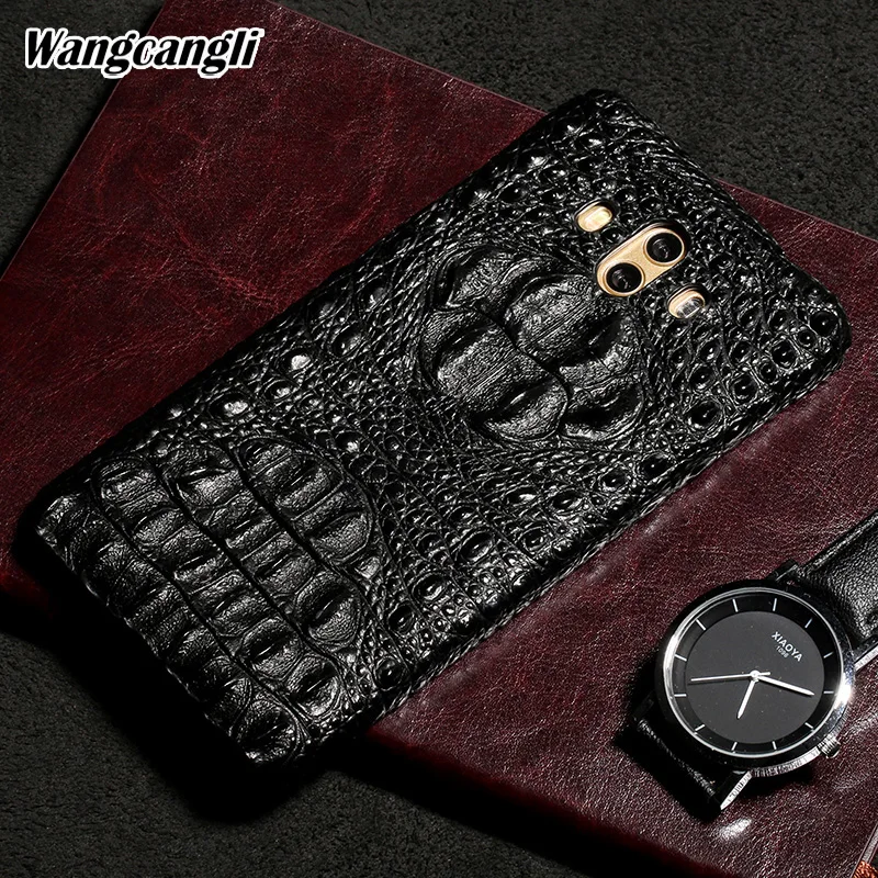 Wangcangli Genuine Leather phone case for Huawei Mate 10 Crocodile skull pattern Half pack phone cover phone protection case
Wangcangli Genuine Leather phone case for Huawei Mate 10 Crocodile skull pattern Half pack phone cover phone protection case
