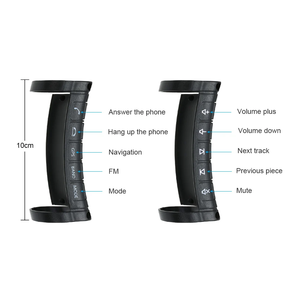 Remote Control Car Steering Wheel Button Remote Control Universal BT DVD Navigation Button Remote Controller LED Wireless
Remote Control Car Steering Wheel Button Remote Control Universal BT DVD Navigation Button Remote Controller LED Wireless