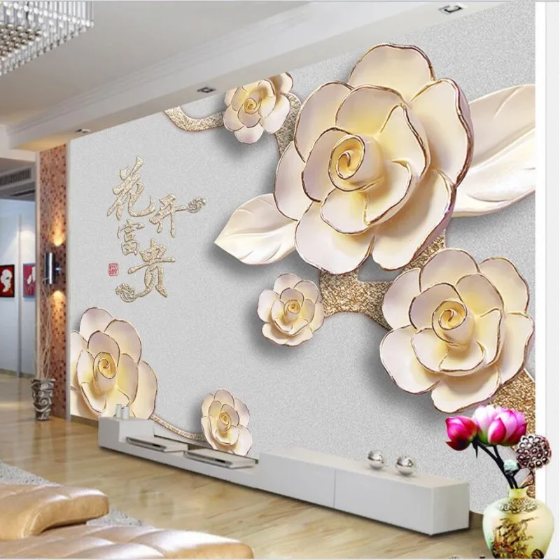 Beibehang Custom 3D wallpaper modern home decoration wallpaper white flowers blossom 3D photo wallpaper papel de parede
Beibehang Custom 3D wallpaper modern home decoration wallpaper white flowers blossom 3D photo wallpaper papel de parede