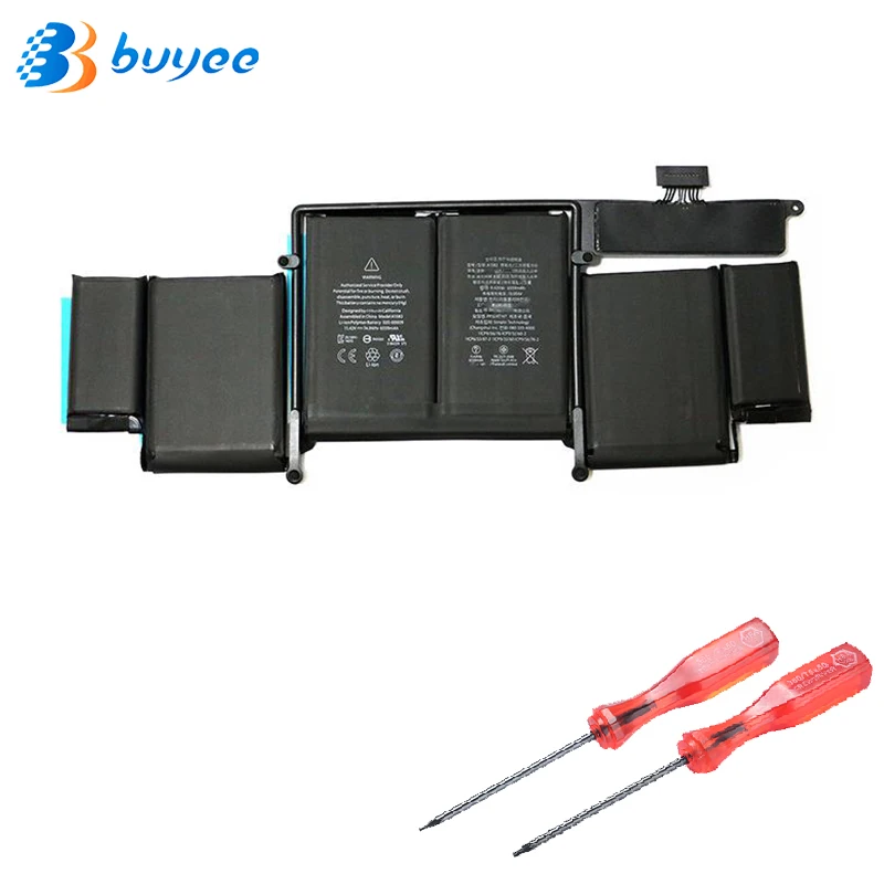 11.42V New Original Laptop Battery A1582 for Apple MacBook Pro 13" Retina A1502 2015 year With Tools
11.42V New Original Laptop Battery A1582 for Apple MacBook Pro 13" Retina A1502 2015 year With Tools