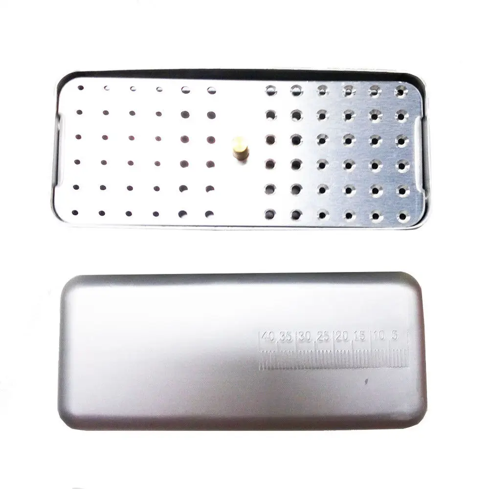72 holes Dental Burs Disinfection box Autoclavable High Speed Burs Holder Dental Bur Block Dentist Tools Dental Product
72 holes Dental Burs Disinfection box Autoclavable High Speed Burs Holder Dental Bur Block Dentist Tools Dental Product