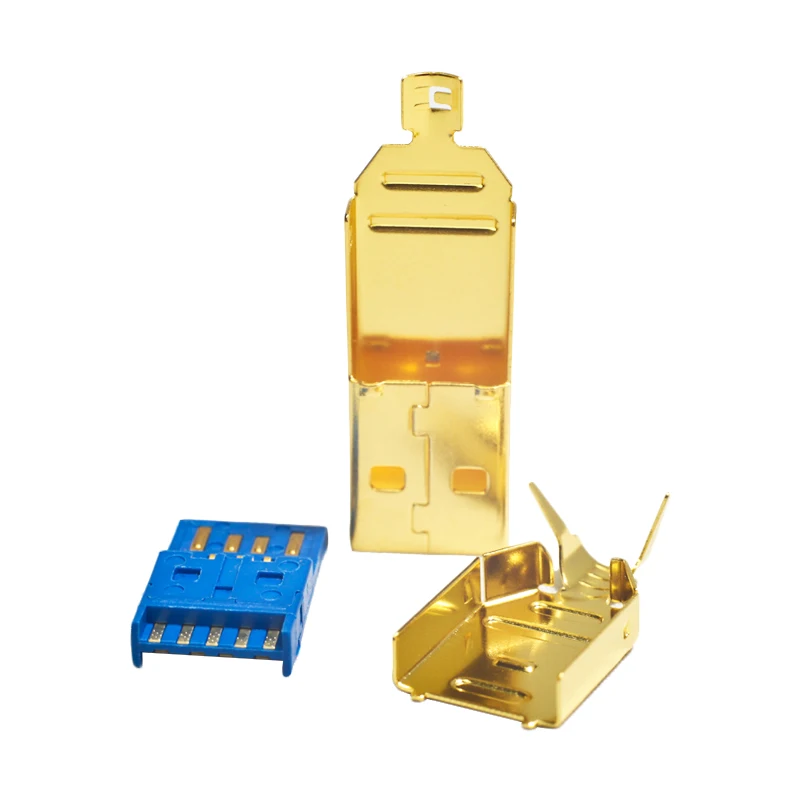 HiFi MPS HD-021 HiFi USB 3.0 connector Plugs brass Audio Jack Connector 24K 3u gold Plated DAC Type A USB plug
HiFi MPS HD-021 HiFi USB 3.0 connector Plugs brass Audio Jack Connector 24K 3u gold Plated DAC Type A USB plug