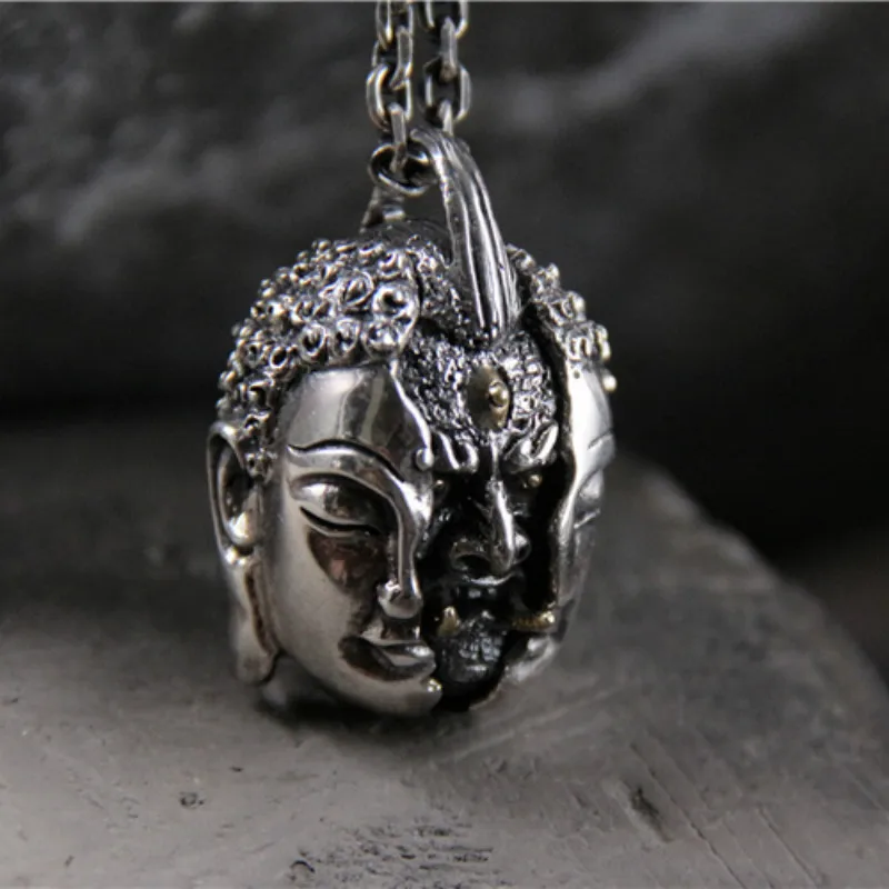925 Sterling Silver Fashion Jewelry Men Women Necklace Exquisite Evil Come From Heart Necklace & Pendant Trendy Men Jewelry
925 Sterling Silver Fashion Jewelry Men Women Necklace Exquisite Evil Come From Heart Necklace & Pendant Trendy Men Jewelry
