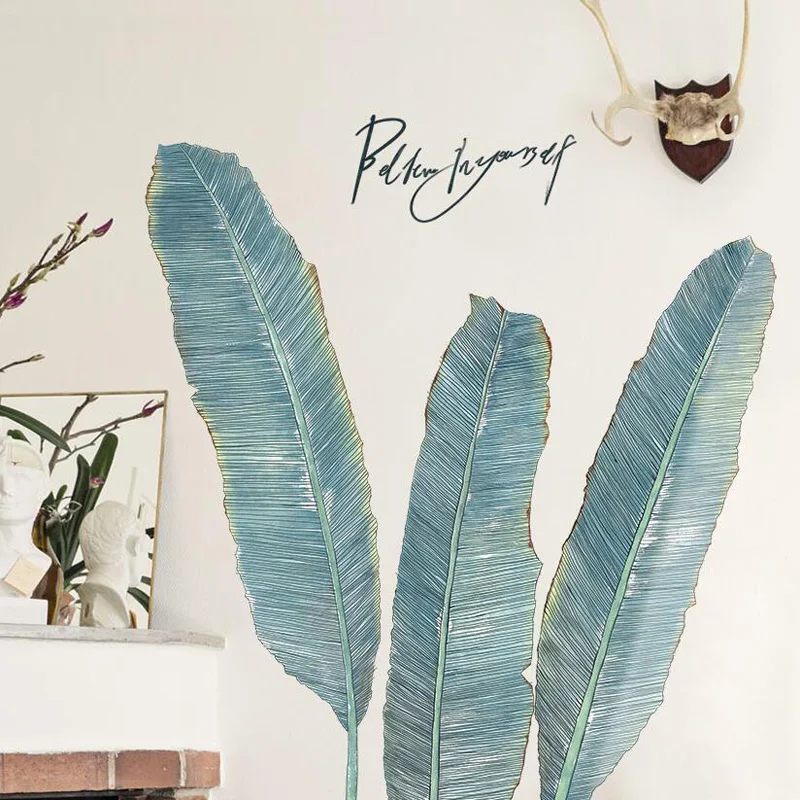 Hand Drawn Green Leaf Wall Sticker Home Decoration Bedroom Decor Wall Stickers Wall Decorations Living Room
Hand Drawn Green Leaf Wall Sticker Home Decoration Bedroom Decor Wall Stickers Wall Decorations Living Room