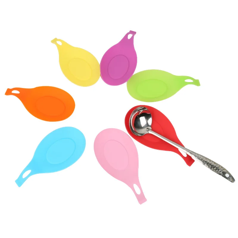 Kitchen Anti-scalding Silicone Spoon Soup Spoon Putting Pad Drink Glass Coaster Tray Heat Resistant Placemat Storage Mat Tools
Kitchen Anti-scalding Silicone Spoon Soup Spoon Putting Pad Drink Glass Coaster Tray Heat Resistant Placemat Storage Mat Tools