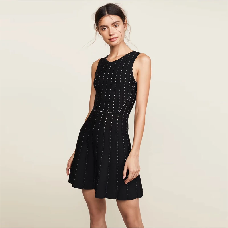 New Arrirval Fashion Black Bandage Dress High Quality Rayon Sleeveless Bodycon Chic Shining Beading Party Vesitos Women Dresses
New Arrirval Fashion Black Bandage Dress High Quality Rayon Sleeveless Bodycon Chic Shining Beading Party Vesitos Women Dresses