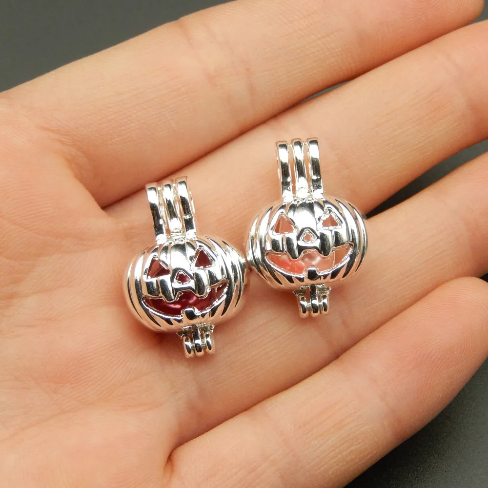10pcs Silver pumpkin Pearl Cage Jewelry Making Supplies Beads Cage Pendant Aroma Essential Oil Diffuser For Oyster Pearl Jewelry
10pcs Silver pumpkin Pearl Cage Jewelry Making Supplies Beads Cage Pendant Aroma Essential Oil Diffuser For Oyster Pearl Jewelry