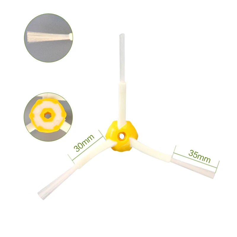 50Pcs/Lot 3-Armed Side Brush For iRobot Roomba 500 600 700 Series 528 595 610 620 630 650 660 760 770 780 Robot Vacuum Cleaner
50Pcs/Lot 3-Armed Side Brush For iRobot Roomba 500 600 700 Series 528 595 610 620 630 650 660 760 770 780 Robot Vacuum Cleaner