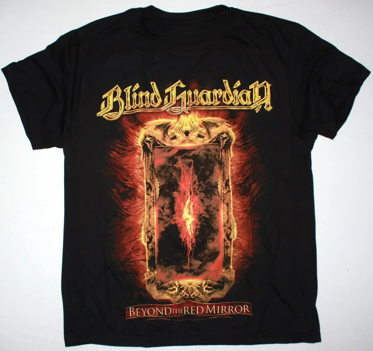 Blind Guardian Beyond The Red Mirror тяжелый металл Могильщик Новая Черная футболка|black t-shirt|grave