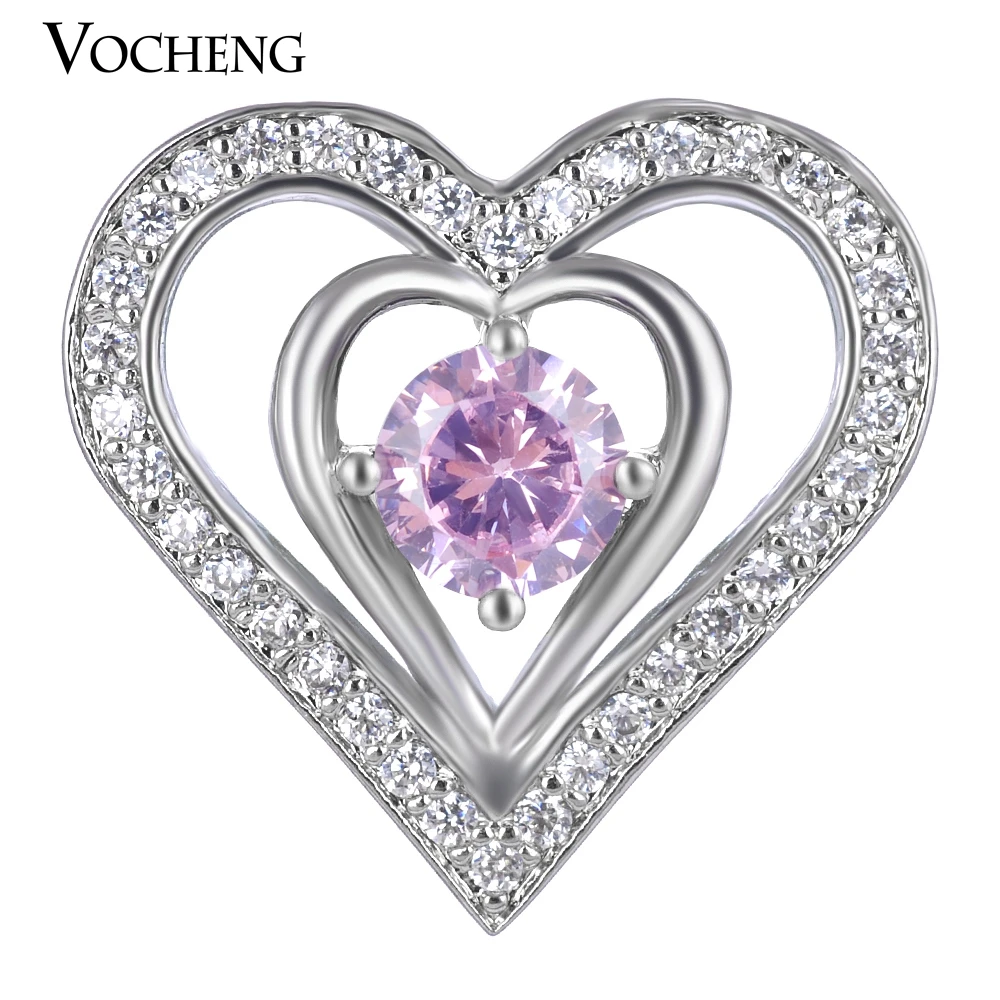 10PCS/Lot Vocheng CZ Stone Snap Jewelry Copper Material 18mm 4 Colors Double Heart Valentine's Day Gift Vn-1407*10 Free Shipping
10PCS/Lot Vocheng CZ Stone Snap Jewelry Copper Material 18mm 4 Colors Double Heart Valentine's Day Gift Vn-1407*10 Free Shipping